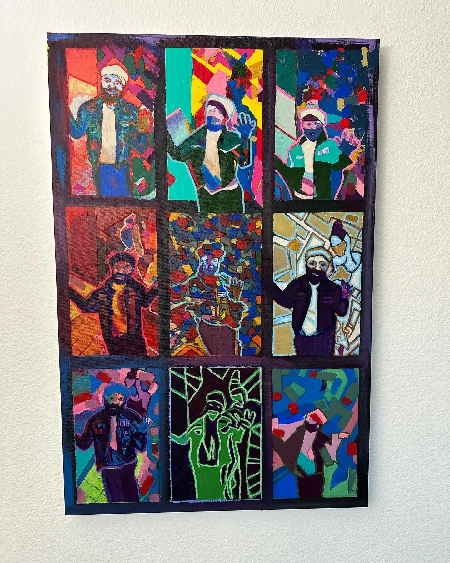 Portrait series / nine studies
