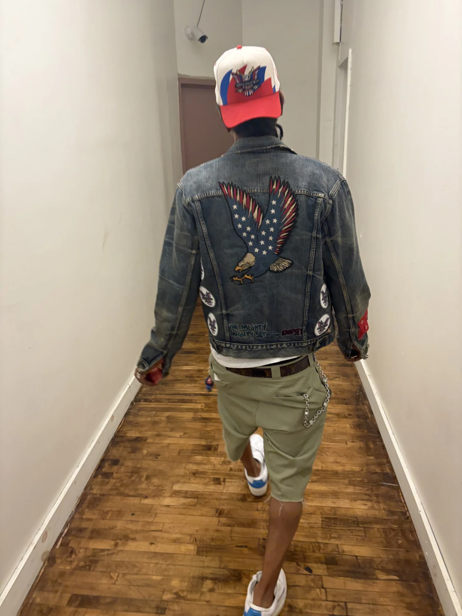 Reworked denim / worn in motion